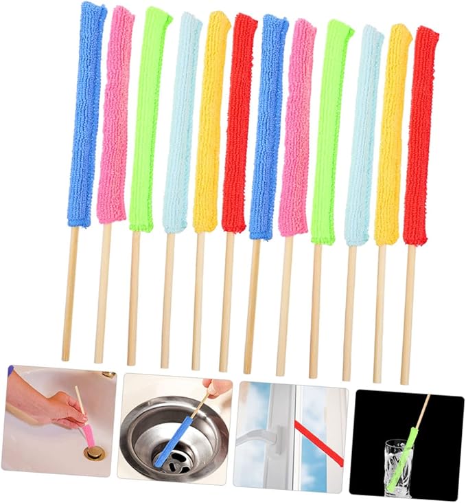 Zerodeko 36pcs Space-Saving Design High Confidence Multi-Functional Cleaning Glass Bottle Brush
