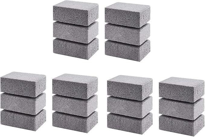 18Pcs BBQ Grill Clean Brick Block Barbecue Cleaning Stone BBQ Racks Stains Grease Cleaner Gadgets Kitchen BBQ Tools