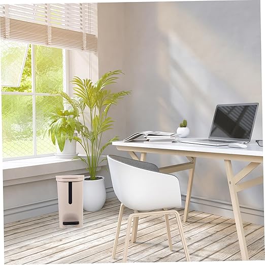 HANABASS Trash Can Foot Pedal Household Waste Basket Capacity Design for Kitchen Bathroom Office Excellent Craftsmanship and Practical Use