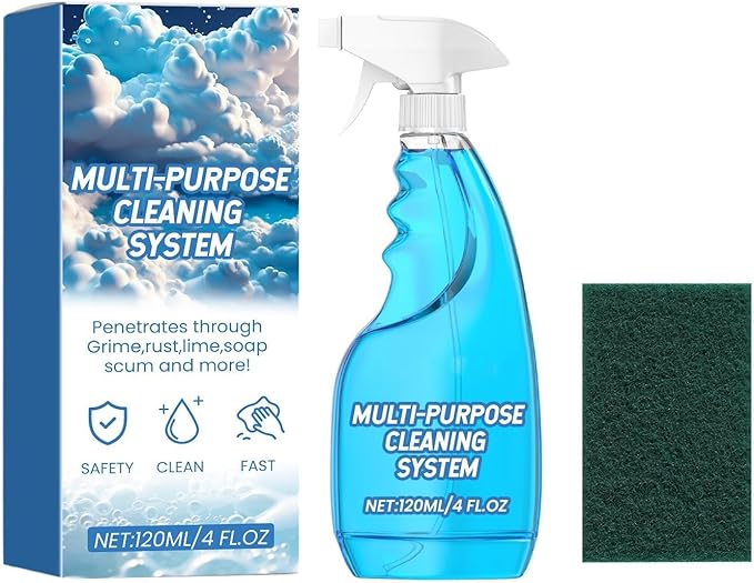 Multi-Purpose Foam Cleaner For Kitchen Car &amp Engine Bay - Deep Cleaning For Grease &amp Oil Stains(3PCS)
