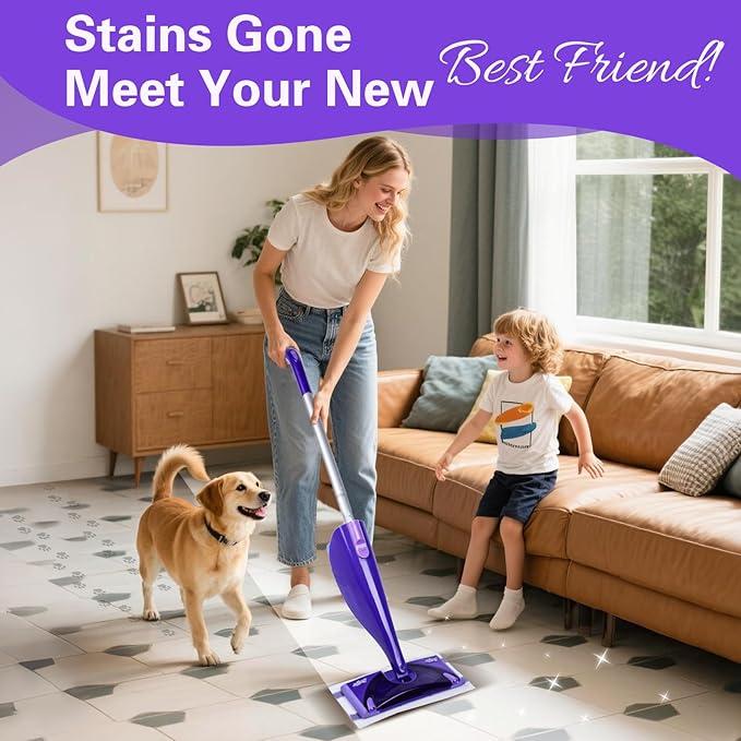 Mop Pads Refills Compatible with WetJet Mop Disposable Mop Pads for Hardwood Floors Tile Laminate &amp Multi-Surface Cleaning 100 Pack