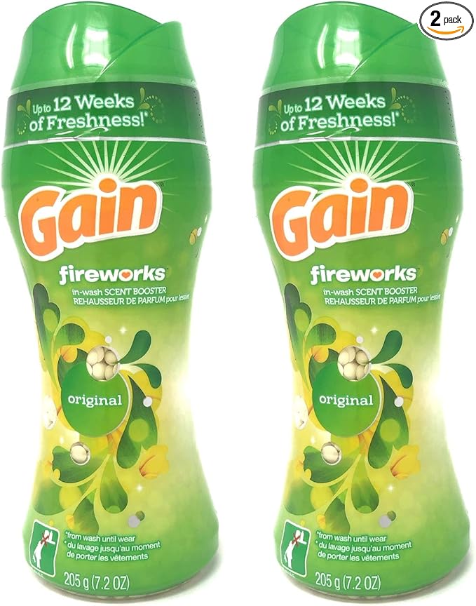 Gain Fireworks in-Wash Scent Booster Beads Original 7.2 oz (Pack of 2)