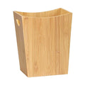 LIANTRAL Wood Trash Can Wastebasket 2 Gallon Small Bathroom Garbage Can Wood Waste Basket Trash Container Recycling Bin for Bathroom Bedroom Living Room Office Kitchen