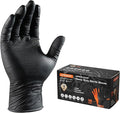 10 Mil Diamond Textured Nitrile Gloves Heavy Duty Disposable Extra Thick Latex &amp Powder Free Chemical and Puncture Resistant Ideal for Auto Repair Cleaning Painting X-Large