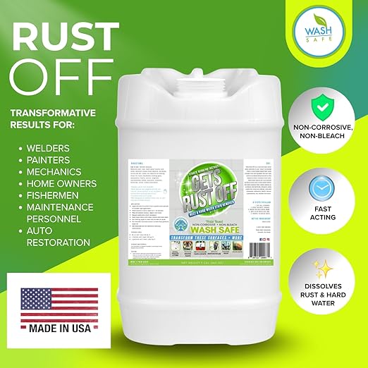 WS-RO-5G Clear Rust Off Rust and Hard Water Stain Remover 5 gal Pail