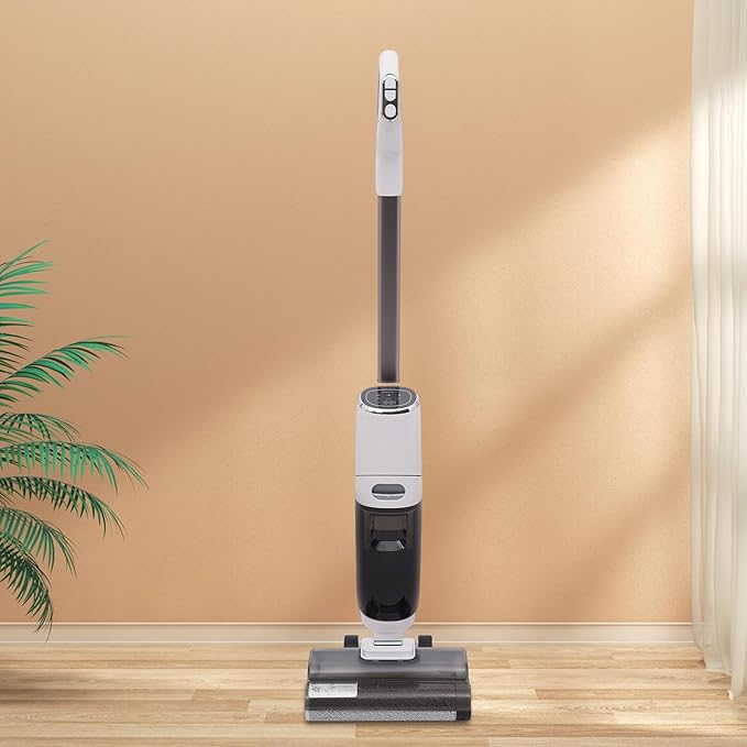 Cleaning Vacuum and Mop ComboSmart Wet Dry VacuumCordless Hardwood Floor CleanerOne-Step Cleaning Vacuum MopSmart Voice AssistantElectric Mopfor RoomPet RoomBaby RoomKitchenBathroom