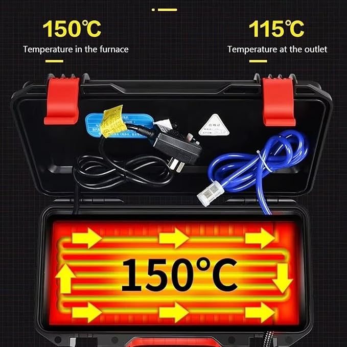 High Temp Portable Steamer Cleaning MachineHigh Pressure Steam Cleaner HandheldTanklessHot and Cold Water Modefor Air Conditioner Range Hood Car Cleaning(3000W)