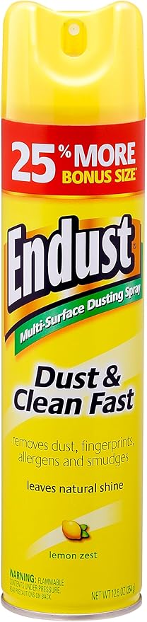 Endust Lemon Zest Multi-Surface Dusting and Cleaning Spray Lemon Zest 3-Pack