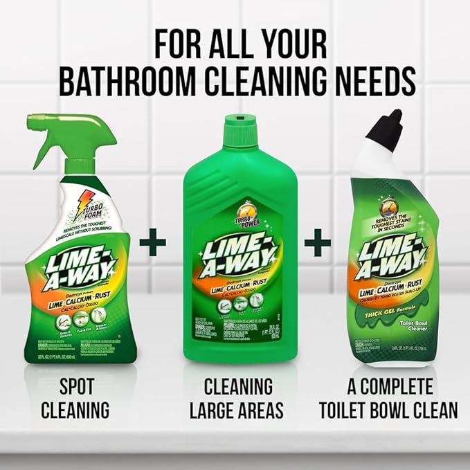 Lime-A-Way Lime Calcium &amp Rust Cleaner 28 oz (Pack of 4)