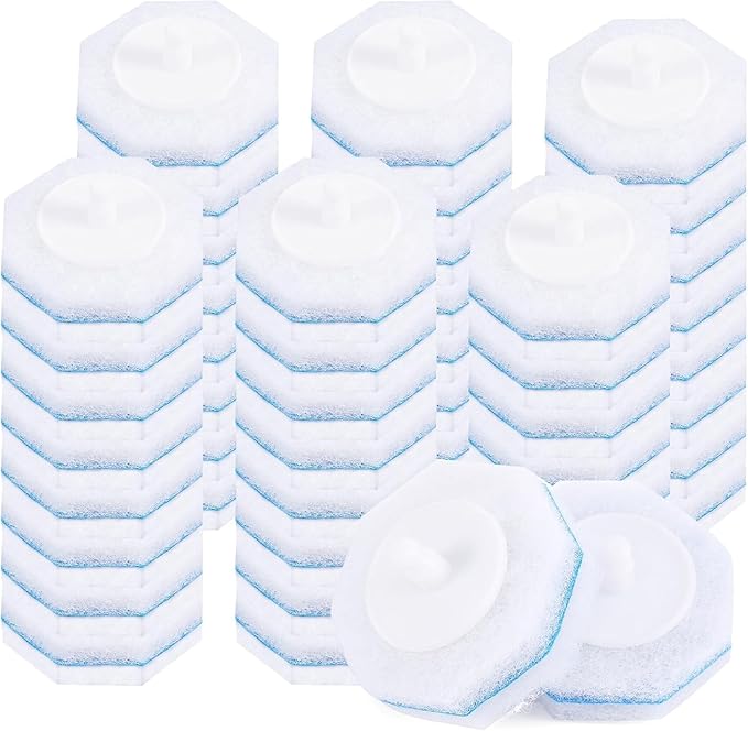 80Pcs Upgraded Toilet Wand Refills Compatible with Clorox Toilet WandToilet Brush RefillsToilet Bowl Brush Replacement HeadsBathroom Cleaner Scrubber with Fresh Scent