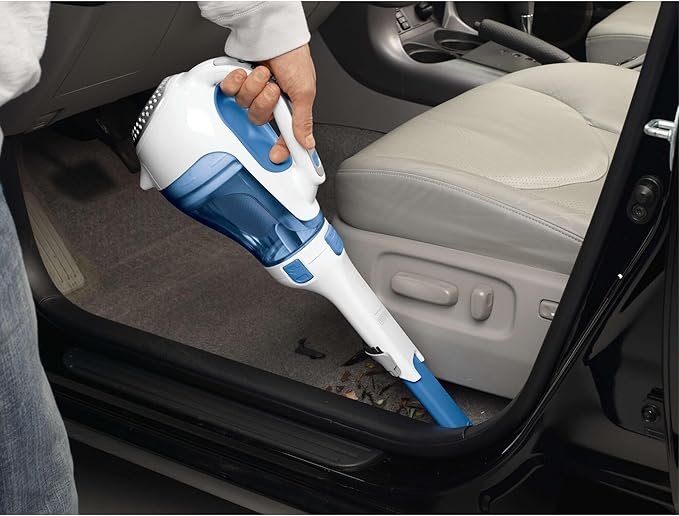 BLACK+DECKER dustbuster Handheld Vacuum Cordless Car Vacuum Portable 12V with Rotating and Extendable Nozzle (HHVI320JR02)