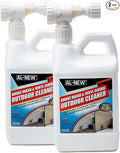 AL-NEW Outdoor Cleaner | Versatile Outdoor Cleaner 64oz Hose End Sprayer (Pack of 2) (House Wash &amp Vinyl Siding Outdoor Cleaner)