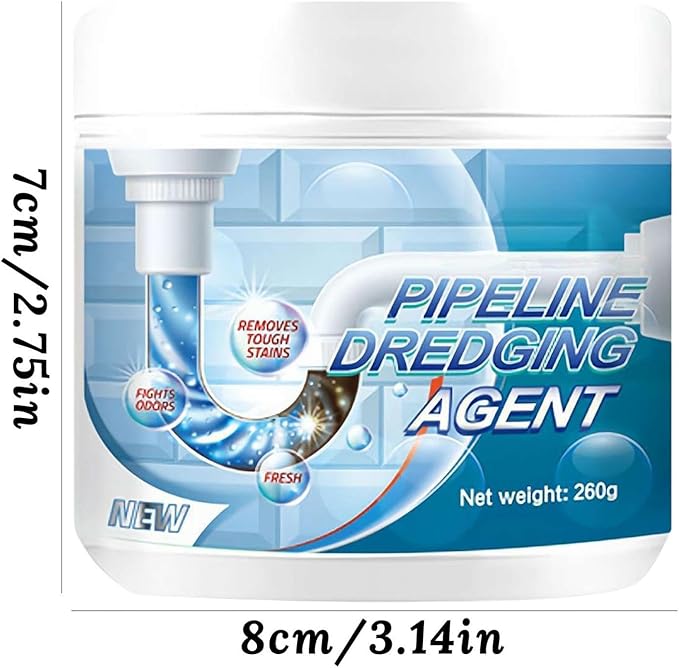 Sink Drain Hair Clog Remover Cleaner Pipeline Dredging Agent Powerful Unclogging Sink Hair Cleaner Toilet Unclogger Heavy Duty Bathroom Shower Pipeline Dredging Agent (1)