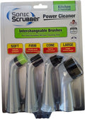 Chef's Choice Japan International Commerce Sonic Scrubber Brush Set for Kitchen &amp Home