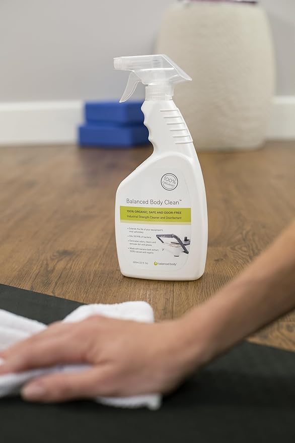 Balanced Body Clean Home Cleaning and Pilates Equipment Cleaning Supplies for Home Gym and Studio Use 650 ml (22 fl oz) 8 Pack