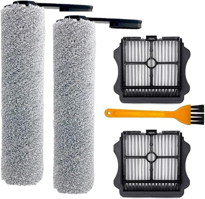 EtliN Compatible WithTineco Floor ONE S5 /LCD/LED Cordless Wet Dry Vacuum Cleaner Set Replacement Brush Roller and Vacuum HEPA Filter Accessori(Color:5PCS)