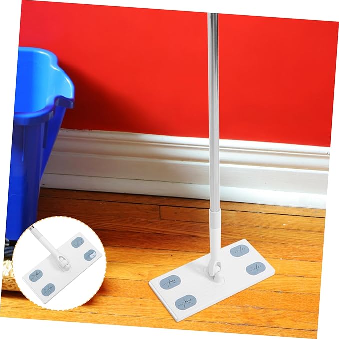 Detachable Dust Mop with Replaceable Face Towel for Hardwood and Tile Floor Cleaning Electrostatic Floor Mop with Wide Surface Compatibility Easy-use Cleaning Tool for Home Use