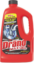 Drano Max Gel Clog Remover 80-Ounce 6-Pack