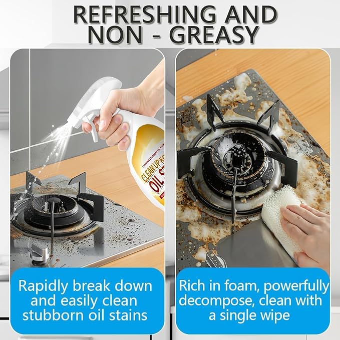 Heavy Duty Degreaser 2026 Kitchen Heavy Duty Cleaner Spray Portable Degreasing Spray All-Purpose Kitchen Pots and Pan Cleaner for Appliances Countertops Range Hoods (3)