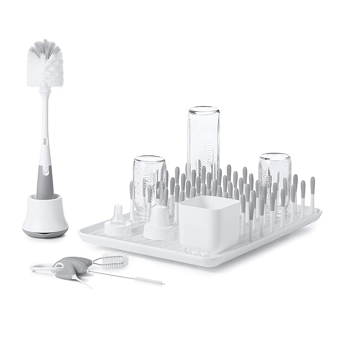 OXO Tot Bottle &amp Cup Cleaning Set Gray
