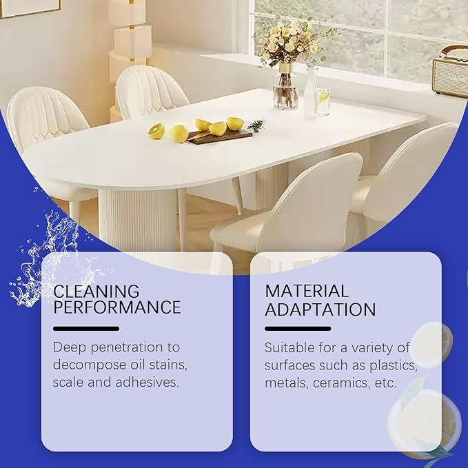 Multi-Purpose Cleaning Spray For Kitchen Living Room - Removes Grease Stains Grime - Suitable For Plastic Metal Ceramic(3PCS)