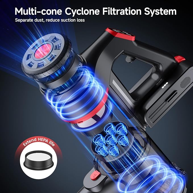 VC2 Cordless Vacuum Cleaner and VC2 Battery