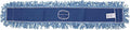 Boardwalk BWK1148 48 in. x 5 in. Cotton/Synthetic Blend Dust Mop Head - Blue
