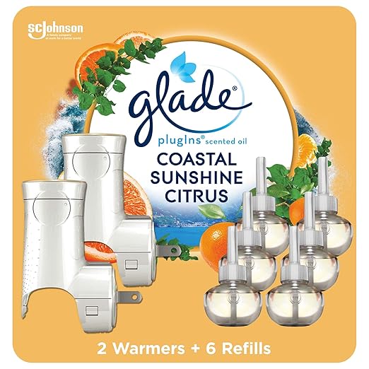 Glade PlugIns and Automatic Spray Air Fresheners Coastal Sunshine Citrus