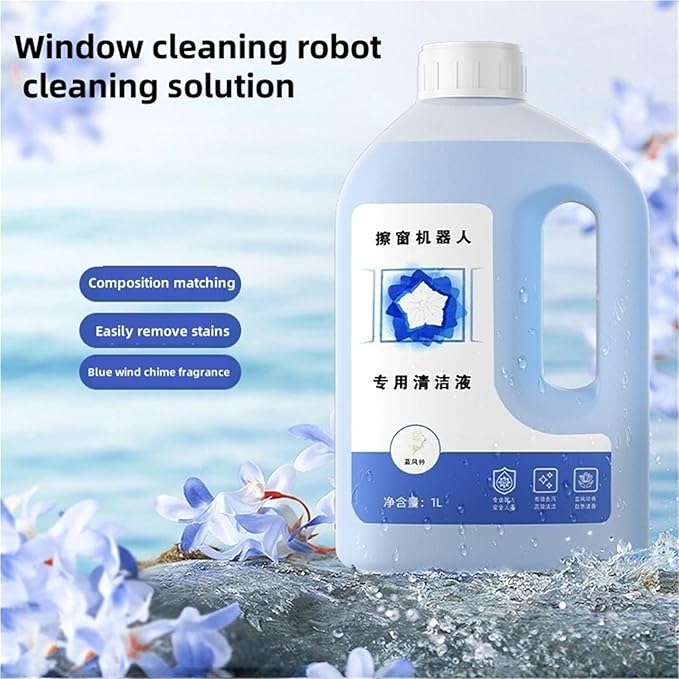Window Cleaning Solution Compatible With ECOVACS WINBOT W1/W1S PRO/ W1 PRO/ W2 OMNI/W2 PRO/W2 PRO OMNI/WINBOT MINI HA11(1230ml)