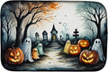 Caroline's Treasures DAC2245DDM Ghosts Spooky Halloween Dish Drying Mat Absorbent Dish Drying Mat Pad for Kitchen Counter Dish Drainer Mat for Countertop 14 x 21 Multicolor