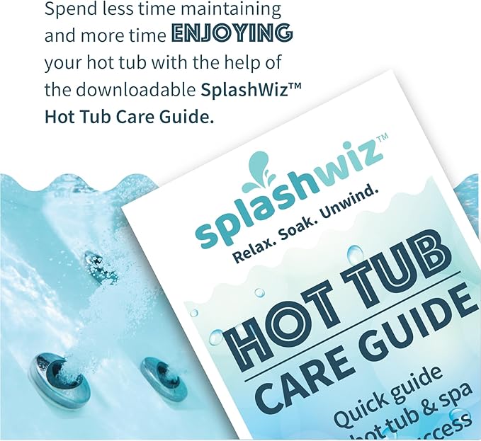 Proteam Spa Metal Magic - Spa Metal Remover for Hot Tub with SplashWiz Hot Tub Chemicals Care Guide - Made in USA (1 qt)