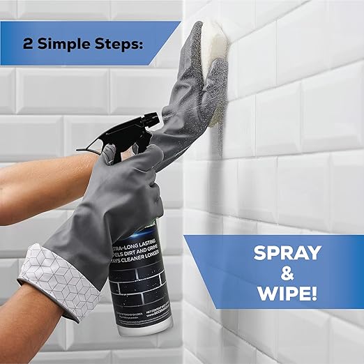 AQUA-X 16 Oz. Grout Sealer Clear Grout and Tile Sealer Natural Finish Professional Grade Indoor &amp Outdoor Fast Dry and Long Lasting Protection