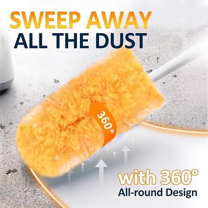 Multi Surface Duster Refills 360-Degree Heavy Duty 100 Count Compatible with Swiffer Dusters