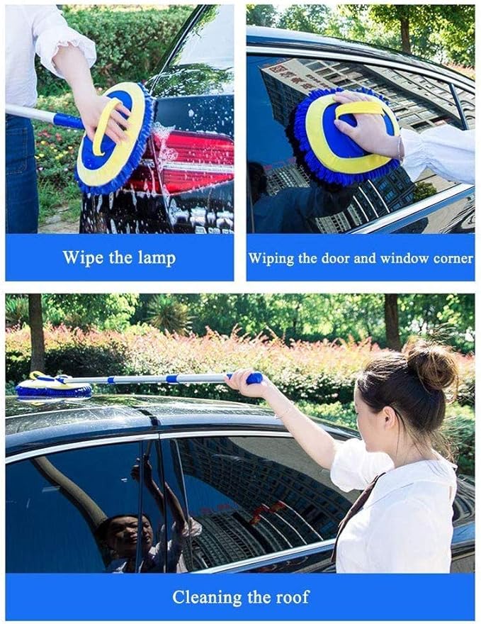 Mop Microfibre Outdoor Mop Washing Brush for Office Cleaning Household Cleaning Window Cleaning