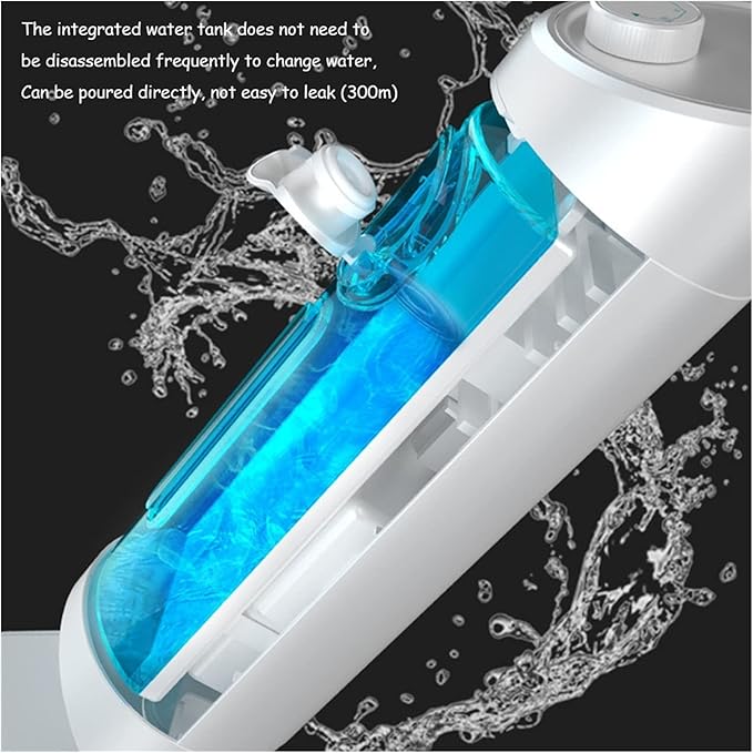 Wet Dry Vacuum Cleaner Steam Cleaner Mop Electric Handheld Household High Temperature Sterilization Cleaner Sweep Machine for Floor Cleaning Mop Floor Cleaning (White Lampshade Medium)