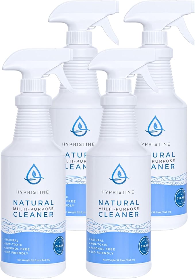 PURE Hypochlorous Acid Spray Multi-Purpose Cleaner Superior Shelf Life 0% Bleach 0% Alcohol Food Contact Safe Eliminate Non-Living Allergens Remove Pet Odor Clean Any Surface