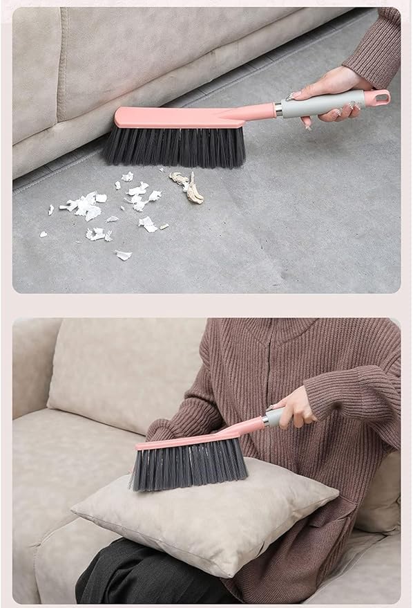 Whisk Broom Hand Held 2 Pcs Bench Brush Soft Bristles with Good Elasticity Hand Broom can be Hung for Storage