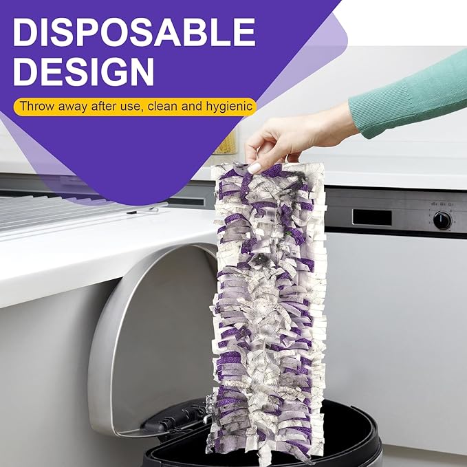 5X Cleaning Power Mop Pads Compatible with Swiffer PowerMop Disposable Mopping Pad Refills for Cleaning Multi-Surface Wood Floor Replacement Pads
