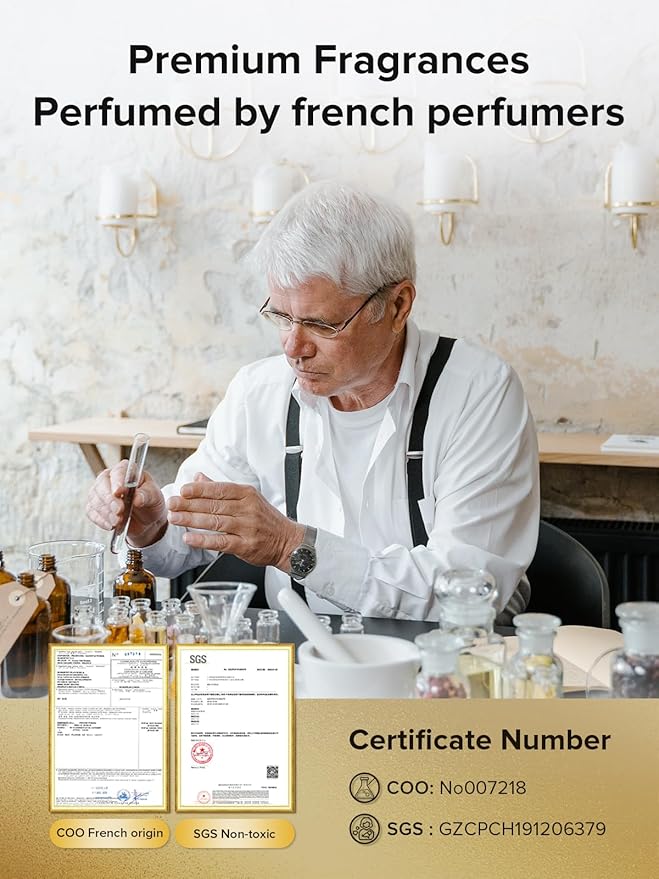 Ceeniu CF8 Scenic Fragrance (Aquatic Scent: OCEANIC SAGA) refill - 1200 Sprays Natural French Fragrance CF8 Car Aroma Diffuser