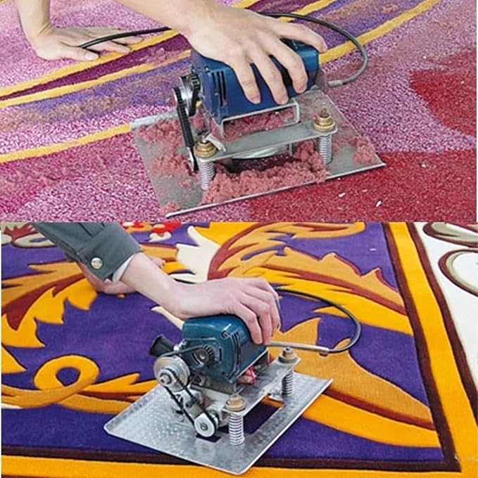 Carpet Trimmer500W Handmade Rug Clean Shearing MachineFlat Rug Shearing Machine Flexible Movement Portable for Household