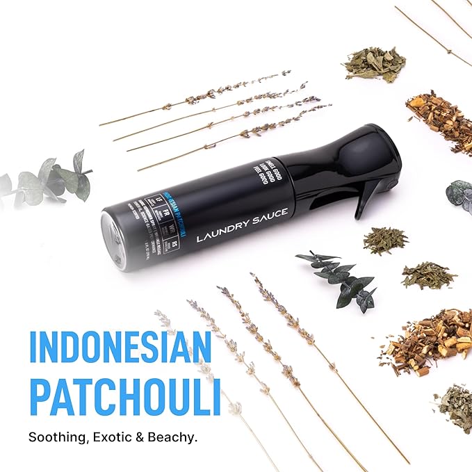 Laundry Sauce Fabric Refresher Spray Indonesian Patchouli Odor-Fighting Fabric Refresher Fragrance and Laundry Scent 9.8 fl oz
