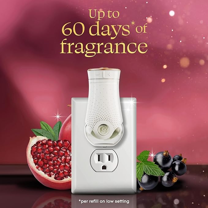 Glade PlugIns Scented 2-Count Oil Refills 6 Pack Pomegranate &amp Currant 0.67 oz