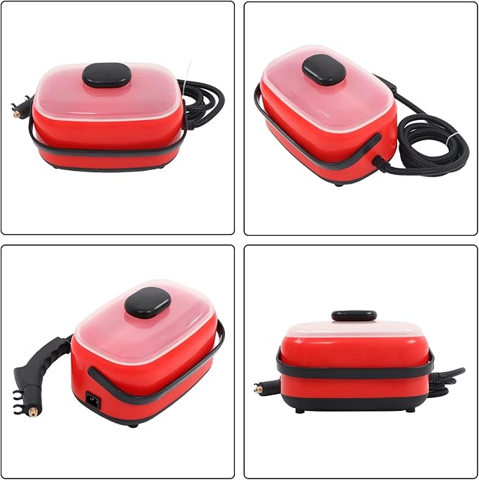 kimllier Portable Steam Cleaner 2500W 1500ml High-Pressure Deep Cleaning for Grout Lines Windows Car Interiors Bathroom Tiles Upholstery