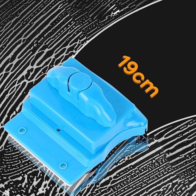 Outside Magnetic Window Cleaner Window Cleaner Wipers Home Double Side Window Cleaner 4-30Mm Adjustable Force Ultra-Strong Both Side Glass Surface Cleaning Brush Wiper Tools with Ergonomic Handle D