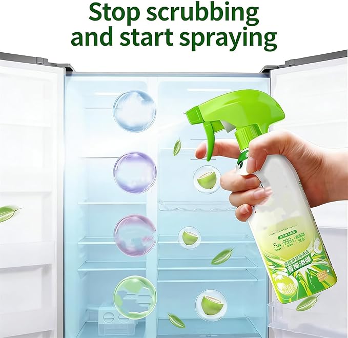2026 Multi Surface Cleaner Spray 500g Lime Coconut Deep Clean Spray Quick-Easy Stain Removal (1Set)
