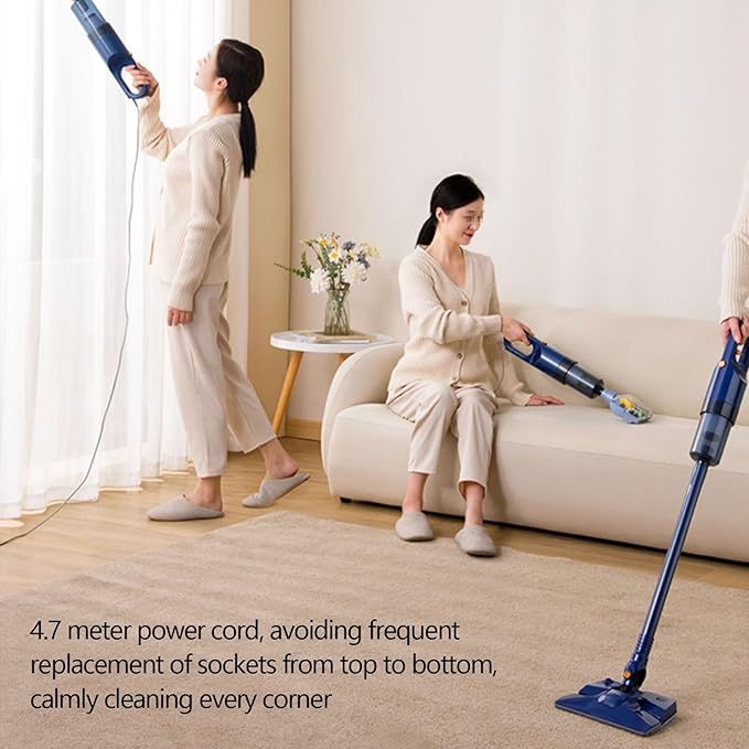 VELPEN Ultra-Light Corded Wet Dry Vacuum Cleaners 3-in-1 15Kpa 65db 400W Brushed Motor with Crevice Tool Multifunction Converts to A Hand Vacuum Hardwood Floors Cleaner