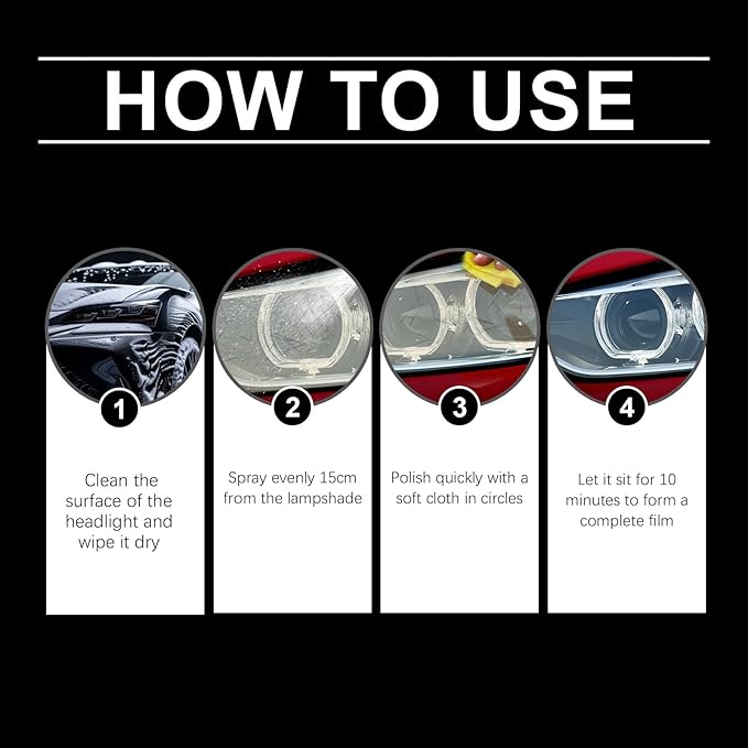 BTDECLAR Innovative Headlight Repair Polish Car Headlight Repair Fluid Car Headlight Cleaner (3)