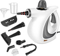 Saker Portable Steam Disinfection Cleaner Powerful 1500W Steam Cleaning Machine with Multi-Purpose Attachments Handheld Multi-Purpose Steamer Safety Cap for Home Kitchen (1 set + 1fiber cloth)