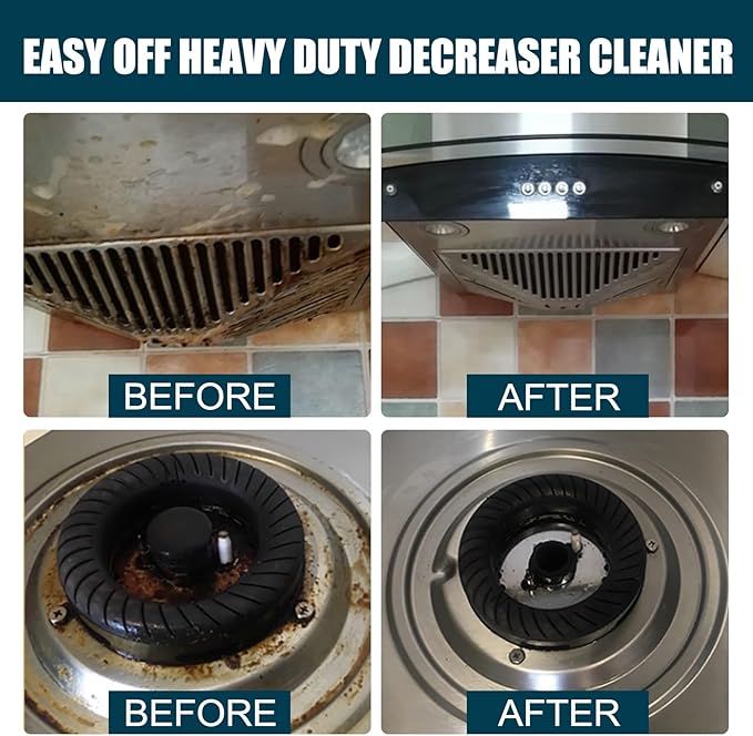 Multi-Purpose Cleaning Concentrate - Heavy Duty Kitchen Grease Remover For Stove Hood &amp Cooktop(3PCS)