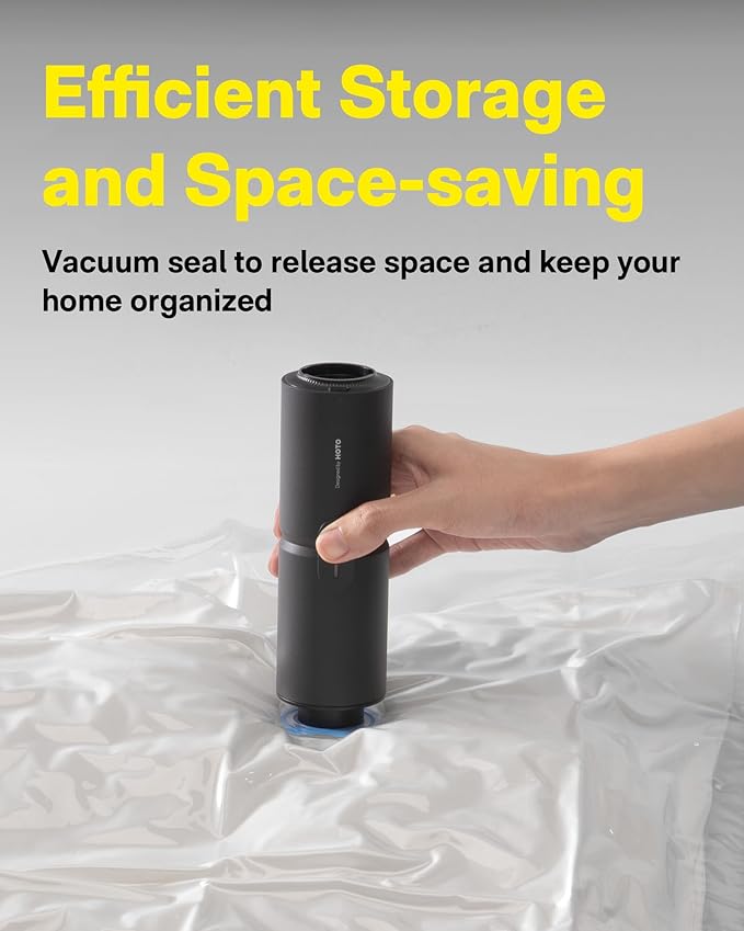 HOTO Handheld Vacuum Cleaner Cordless Desk Vacuum Cleaner Compressed Electric Air Duster 15000Pa Suction 4-in-1 Portable Vortex Vacuum Dust Buster Air Blower for Computer Keyboard Coffee Grounds